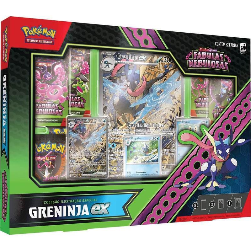 Box pokemon escarlate e violeta 6.5 fabulas nebulosas kingdra